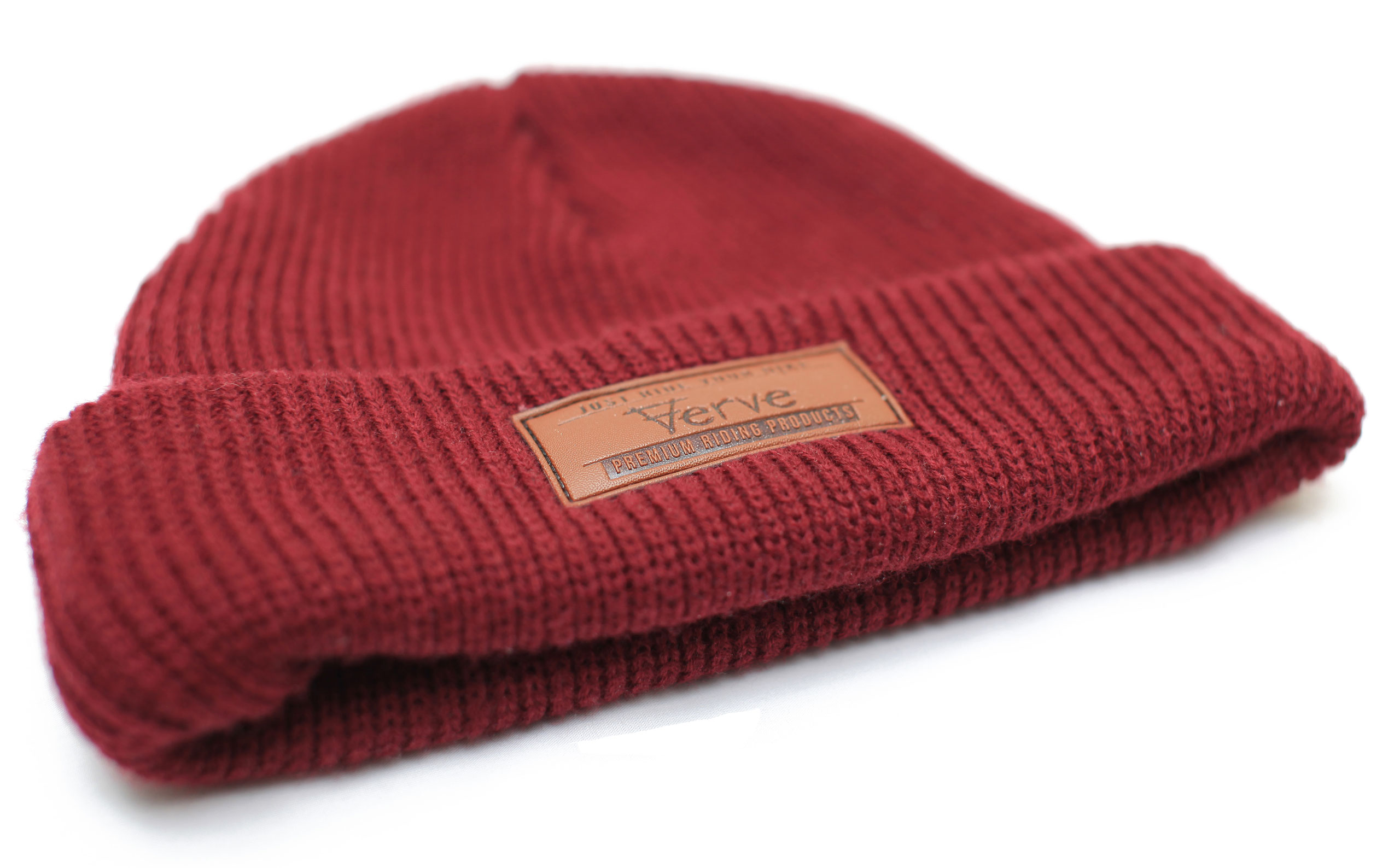 JRYB leather patch beanie