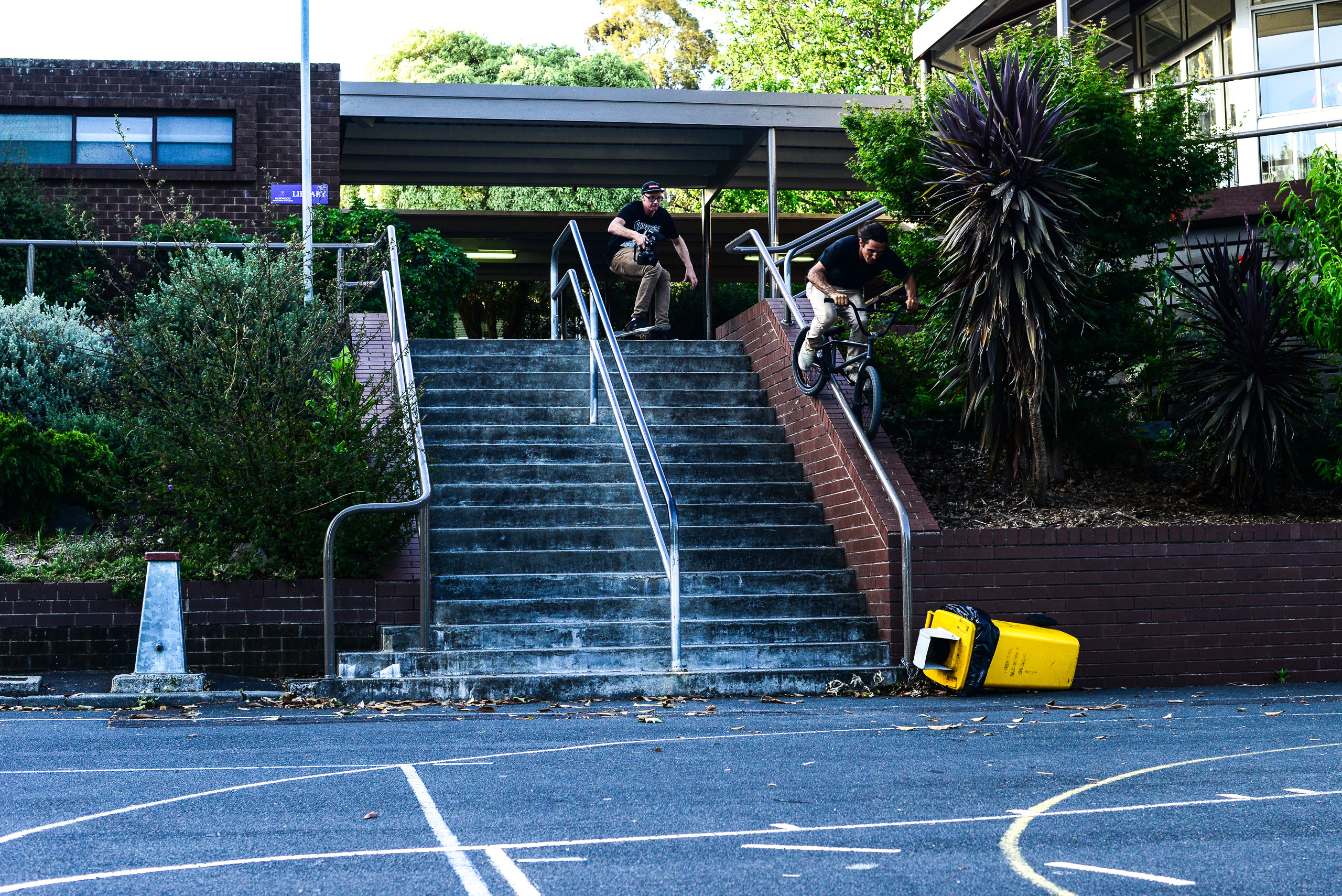 Zac Miner is a beast! This is one of those spots that when something gets done on it, it goes down in local history. No photo or video will ever do this justice. Shot by Lachy Swanton.