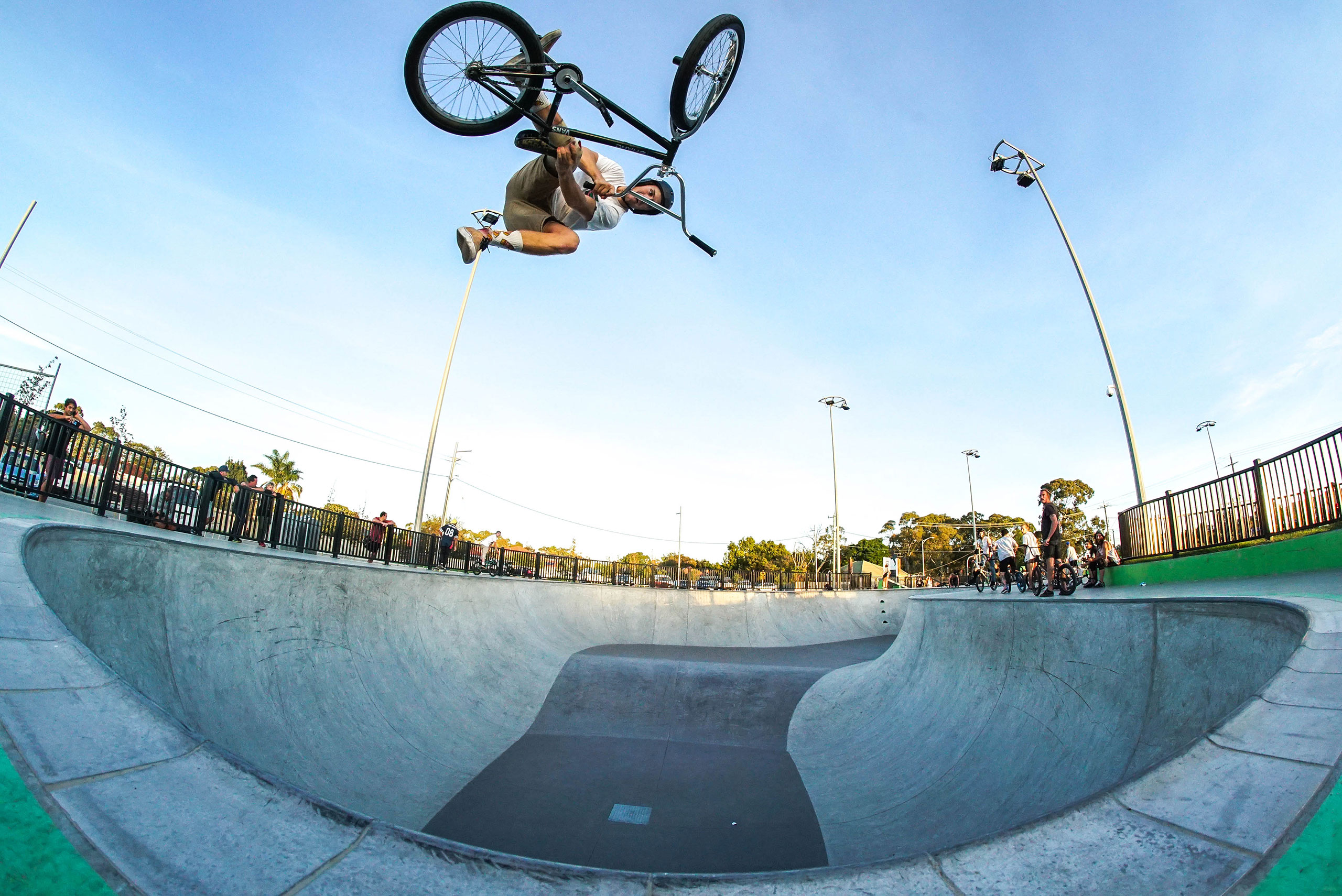 Jason Watts visited Melbourne recently and had literally every person watching him ride the bowl at Noble Park.