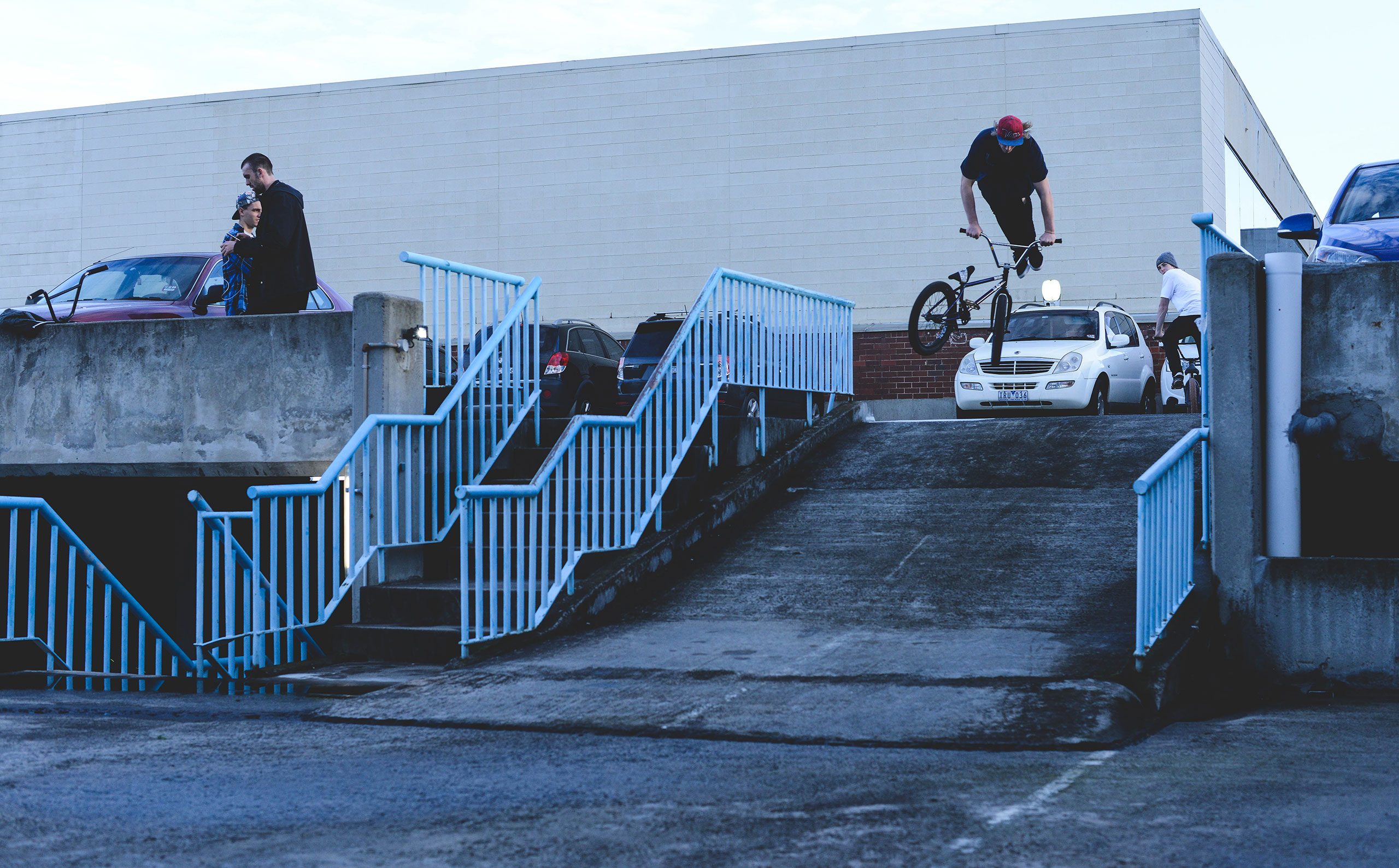 Brad Anderson steezy whip into a carpark driveway.